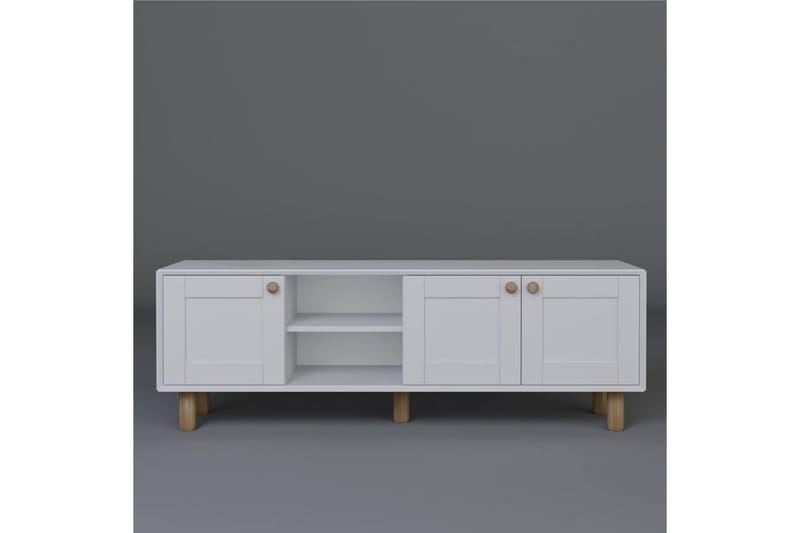Kuniyoshi Tv-bänk 160 cm - Vit - Möbler - Vardagsrum - Tv-möbler & mediamöbler - Tv-bänkar