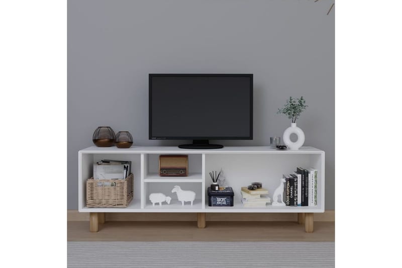 Kuniyoshi Tv-bänk 160 cm - Vit - Möbler - Vardagsrum - Tv-möbler & mediamöbler - Tv-bänkar