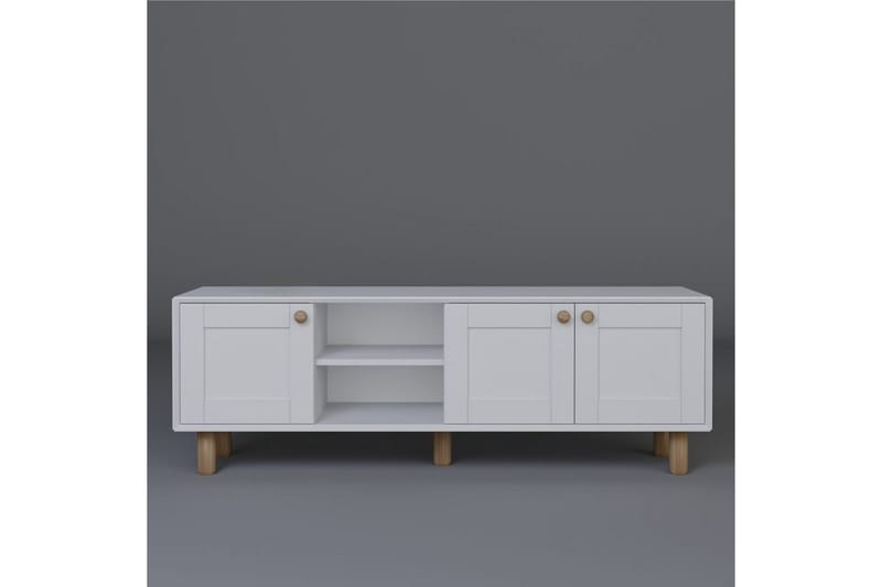Kuniyoshi Tv-bänk 160 cm - Vit - Möbler - Vardagsrum - Tv-möbler & mediamöbler - Tv-bänkar