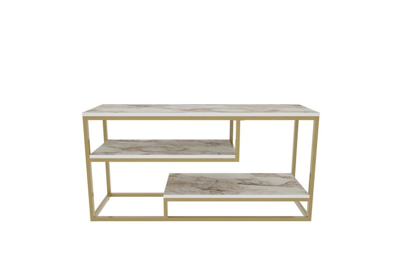 Lorin Tv-bänk 120 cm - Guld - Möbler - Vardagsrum - Tv-möbler & mediamöbler - Tv-bänkar