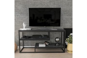 Lorin Tv-bänk 120 cm - Svart/Vit - Möbler - Vardagsrum - Tv-möbler & mediamöbler - Tv-bänkar