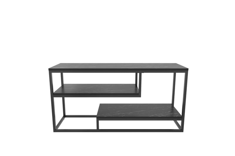 Lorin Tv-bänk 120 cm - Svart/Vit - Möbler - Vardagsrum - Tv-möbler & mediamöbler - Tv-bänkar