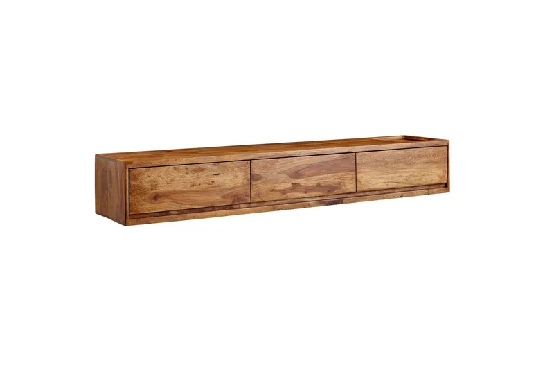 Lowboard Wohnling Massivt trä hängande med 3 lådor lantlig stil