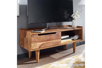 Lowboard Wohnling Massivt trä med förvaring 1 dörr trälben lantligt - Möbler - Vardagsrum - Tv-möbler & mediamöbler - Tv-bänkar