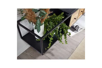 Lowboard Wohnling Metallhängande med 3 lådor i massivt trä Industriell - Möbler - Vardagsrum - Tv-möbler & mediamöbler - Tv-bänkar