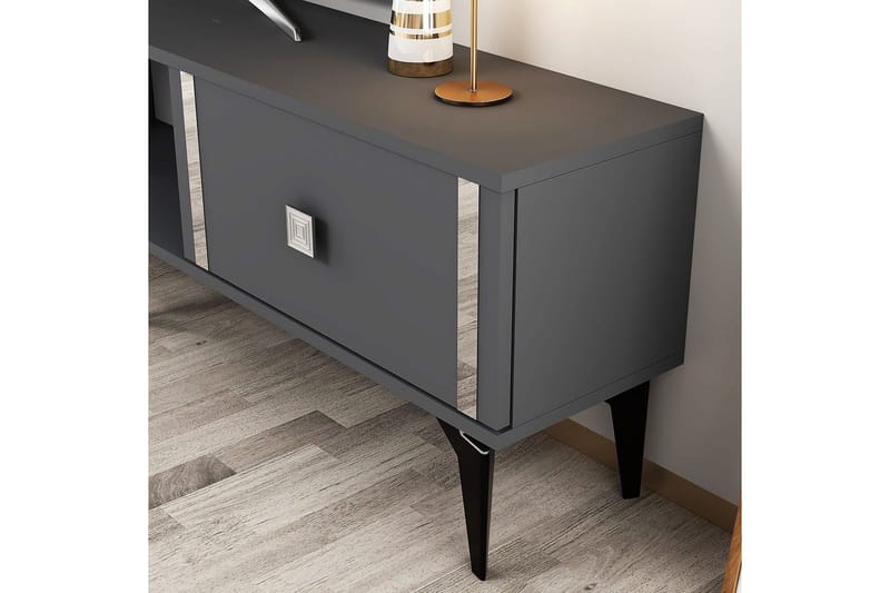 Male Tv-bänk 150 cm - Antracit/Silver - Möbler - Vardagsrum - Tv-möbler & mediamöbler - Tv-bänkar