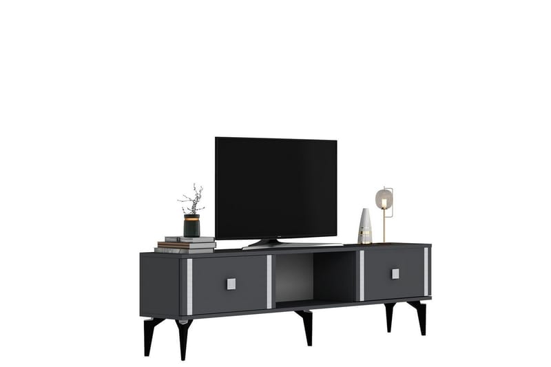 Male Tv-bänk 150 cm - Antracit/Silver - Möbler - Vardagsrum - Tv-möbler & mediamöbler - Tv-bänkar