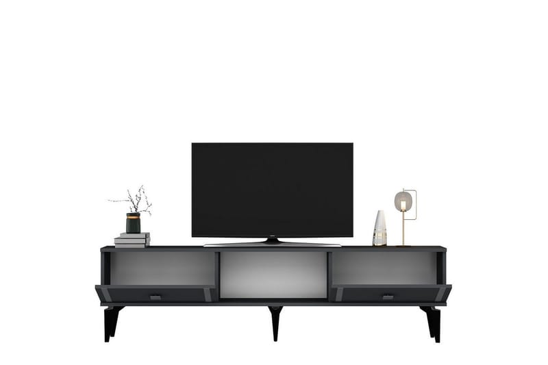 Male Tv-bänk 150 cm - Antracit/Silver - Möbler - Vardagsrum - Tv-möbler & mediamöbler - Tv-bänkar
