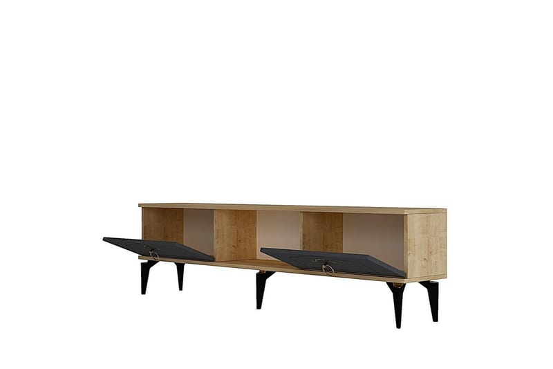 Maren Tv-bänk 150 cm - Ek/Antracit - Möbler - Vardagsrum - Tv-möbler & mediamöbler - Tv-bänkar