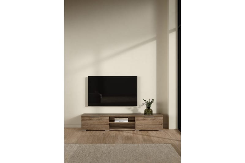 Miwa Tv-stativ 33 cm - Brun - Möbler - Vardagsrum - Tv-möbler & mediamöbler - Tv-väggfästen & mediastativ - Tv stativ & väggfästen