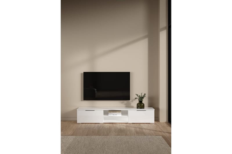 Miwa Tv-stativ 33 cm - Vit - Möbler - Vardagsrum - Tv-möbler & mediamöbler - Tv-väggfästen & mediastativ - Tv stativ & väggfästen