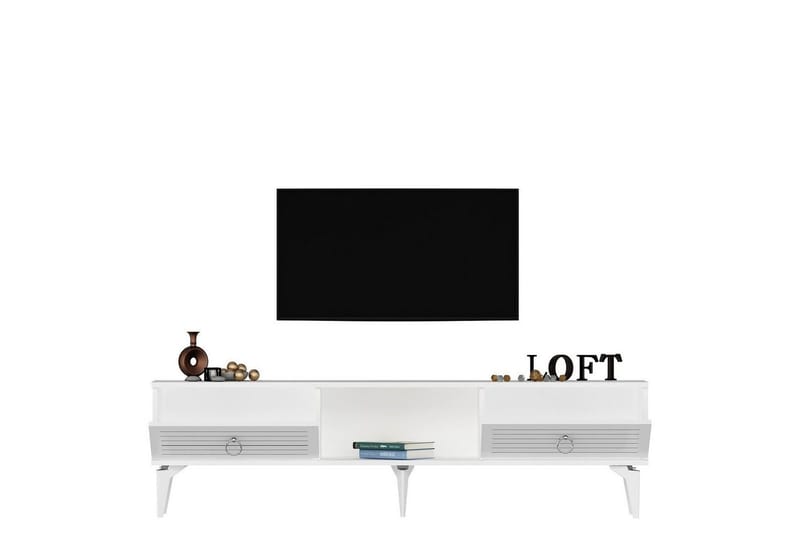 Mula Tv-bänk 150 cm - Vit - Möbler - Vardagsrum - Tv-möbler & mediamöbler - Tv-bänkar