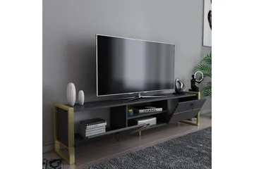Munetaka Tv-bänk 184 cm - Antracit/Guld - Möbler - Vardagsrum - Tv-möbler & mediamöbler - Tv-bänkar