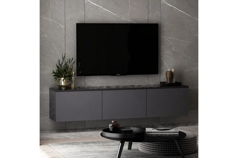 Neon Tv-bänk 160 cm - Antracit - Möbler - Vardagsrum - Tv-möbler & mediamöbler - Tv-bänkar