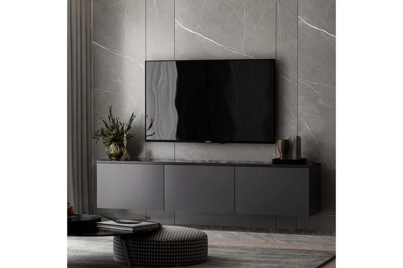 Neon Tv-bänk 160 cm - Antracit - Möbler - Vardagsrum - Tv-möbler & mediamöbler - Tv-bänkar