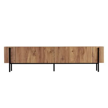 Nexus TV-bänk 180 cm - Atlantic Pine och svart - Möbler - Vardagsrum - Tv-möbler & mediamöbler - Tv-bänkar