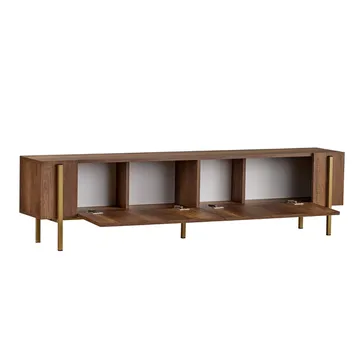 Nexus TV-bänk 180 cm - Barok Walnut Gold - Möbler - Vardagsrum - Tv-möbler & mediamöbler - Tv-bänkar