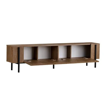Nexus TV-bänk 180 cm - Kafkas Oak och Black - Möbler - Vardagsrum - Tv-möbler & mediamöbler - Tv-bänkar