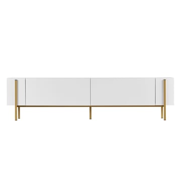 Nexus TV-bänk 180 cm - Vitt och guld - Möbler - Vardagsrum - Tv-möbler & mediamöbler - Tv-bänkar