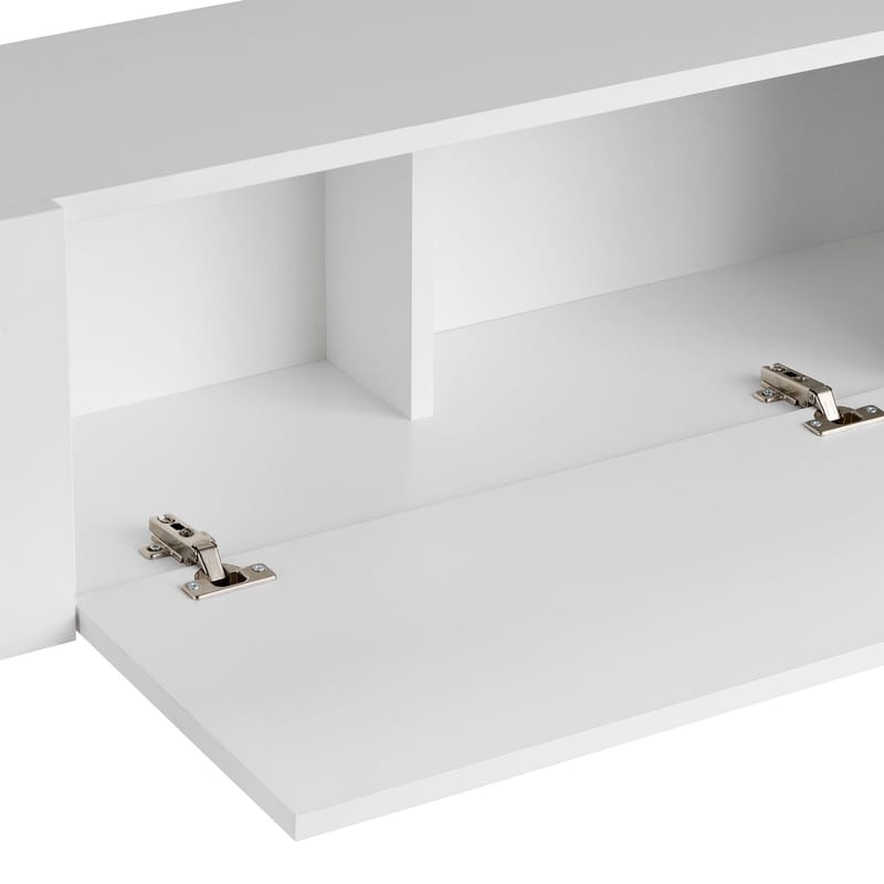 Nexus TV-bänk 180 cm - Wood Black och Black - Möbler - Vardagsrum - Tv-möbler & mediamöbler - Tv-väggfästen & mediastativ - Tv stativ & väggfästen