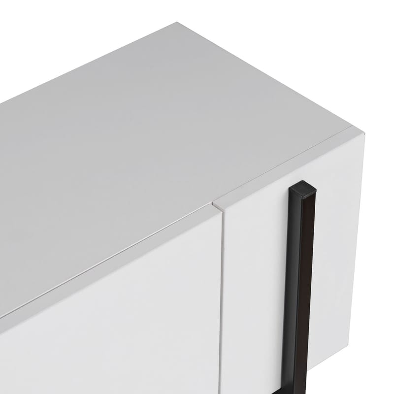 Nexus TV-bänk 180 cm - Wood Black och Black - Möbler - Vardagsrum - Tv-möbler & mediamöbler - Tv-väggfästen & mediastativ - Tv stativ & väggfästen