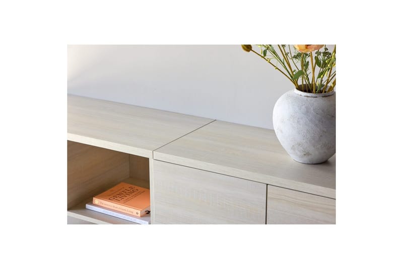 Nomi Tv-stativ 35 cm - Whitewash - Möbler - Vardagsrum - Tv-möbler & mediamöbler - Tv-väggfästen & mediastativ - Tv stativ & väggfästen