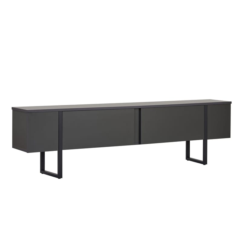 Nopira TV-bänk 180 cm - Antracit och svart - Möbler - Vardagsrum - Tv-möbler & mediamöbler - Tv-väggfästen & mediastativ - Tv stativ & väggfästen