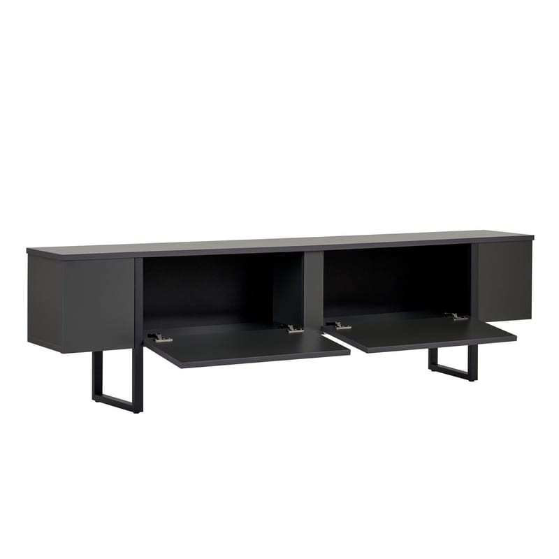 Nopira TV-bänk 180 cm - Antracit/Svart - Möbler - Vardagsrum - Tv-möbler & mediamöbler - Tv-bänkar