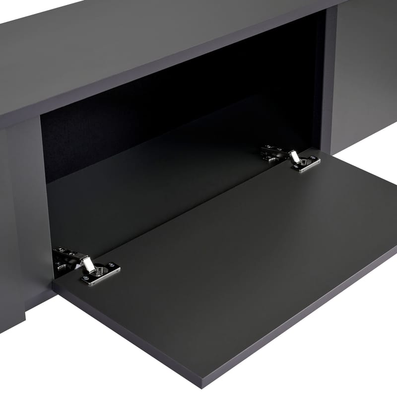 Nopira TV-bänk 180 cm - Antracit/Svart - Möbler - Vardagsrum - Tv-möbler & mediamöbler - Tv-bänkar