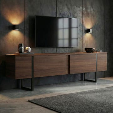 Nopira TV-bänk 180 cm - Valnöt och svart - Möbler - Vardagsrum - Tv-möbler & mediamöbler - Tv-bänkar
