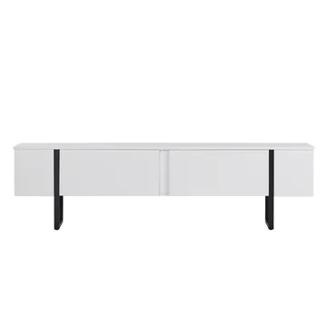 Nopira TV-bänk 180 cm - Vit och svart - Möbler - Vardagsrum - Tv-möbler & mediamöbler - Tv-bänkar