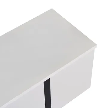 Nopira TV-bänk 180 cm - Vit och svart - Möbler - Vardagsrum - Tv-möbler & mediamöbler - Tv-bänkar
