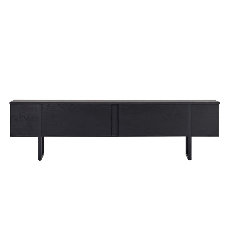 Nopira TV-bänk 180 cm - Wood Black och Black - Möbler - Vardagsrum - Tv-möbler & mediamöbler - Tv-väggfästen & mediastativ - Tv stativ & väggfästen