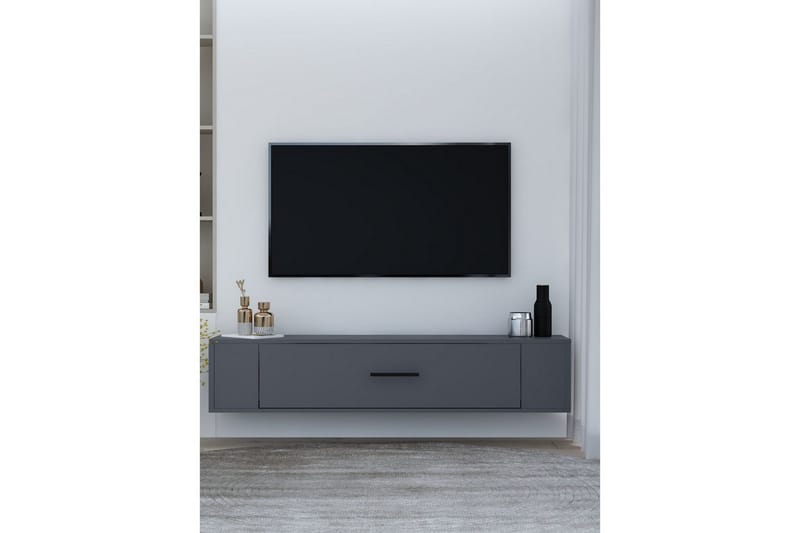 Noxen Tv-stativ 120x26 cm - Antracit - Möbler - Vardagsrum - Tv-möbler & mediamöbler - Tv-väggfästen & mediastativ - Tv stativ & väggfästen