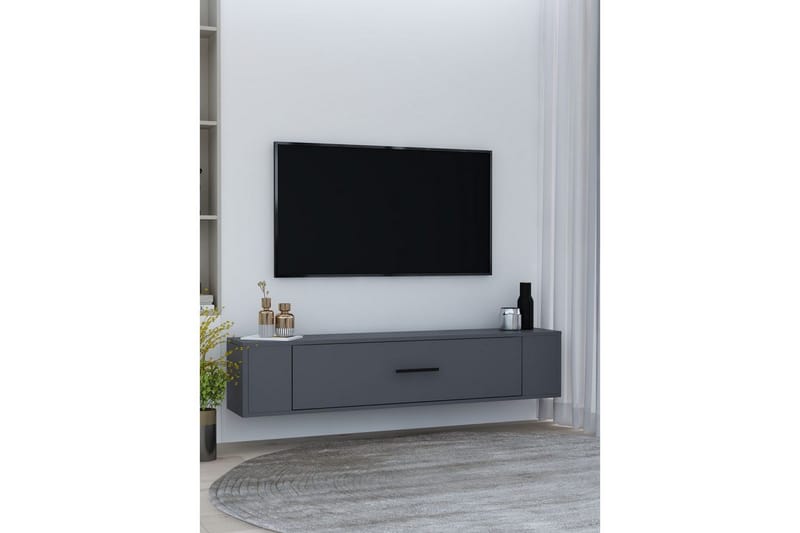 Noxen Tv-stativ 120x26 cm - Antracit - Möbler - Vardagsrum - Tv-möbler & mediamöbler - Tv-väggfästen & mediastativ - Tv stativ & väggfästen