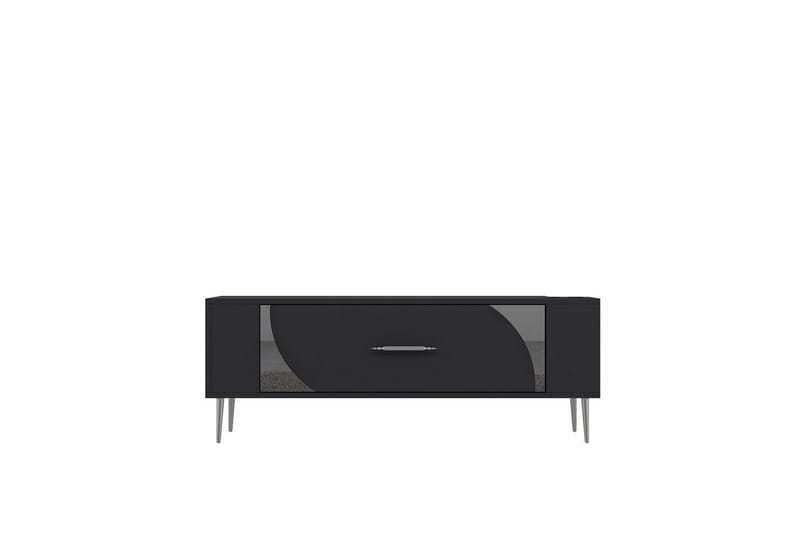 Olyra Tv-bänk 120 cm - Antracit/Silver - Möbler - Vardagsrum - Tv-möbler & mediamöbler - Tv-bänkar