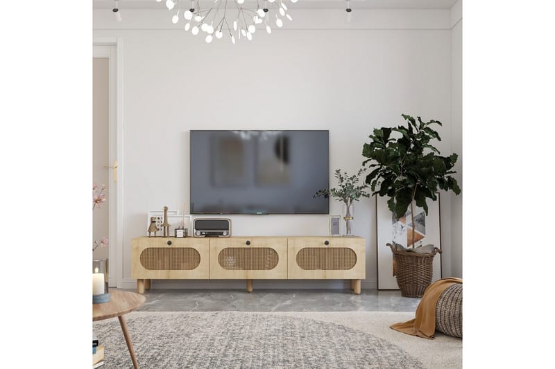 Ossin Tv-bänk 180 cm - Ek - Möbler - Vardagsrum - Tv-möbler & mediamöbler - Tv-bänkar