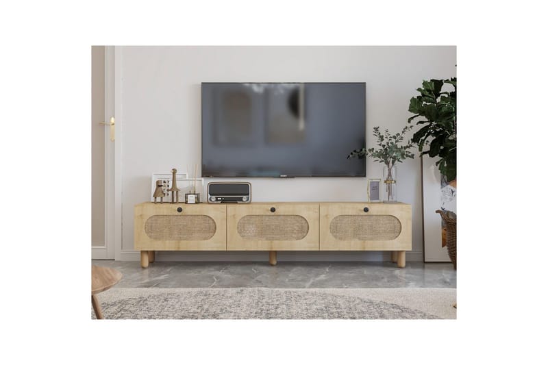 Ossin Tv-bänk 180 cm - Ek - Möbler - Vardagsrum - Tv-möbler & mediamöbler - Tv-bänkar