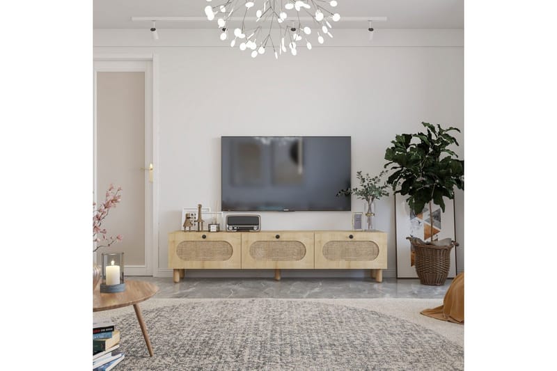 Ossin Tv-bänk 180 cm - Ek - Möbler - Vardagsrum - Tv-möbler & mediamöbler - Tv-bänkar