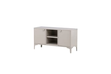 Piring Golvstående TV-bänk 120 cm med Förvaring i Metall - Beige - Möbler - Vardagsrum - Tv-möbler & mediamöbler - Tv-bänkar