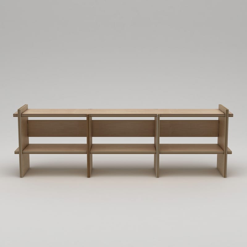 Ropira TV-bänk 220 cm - Naturträ - Möbler - Vardagsrum - Tv-möbler & mediamöbler - Tv-väggfästen & mediastativ - Tv stativ & väggfästen