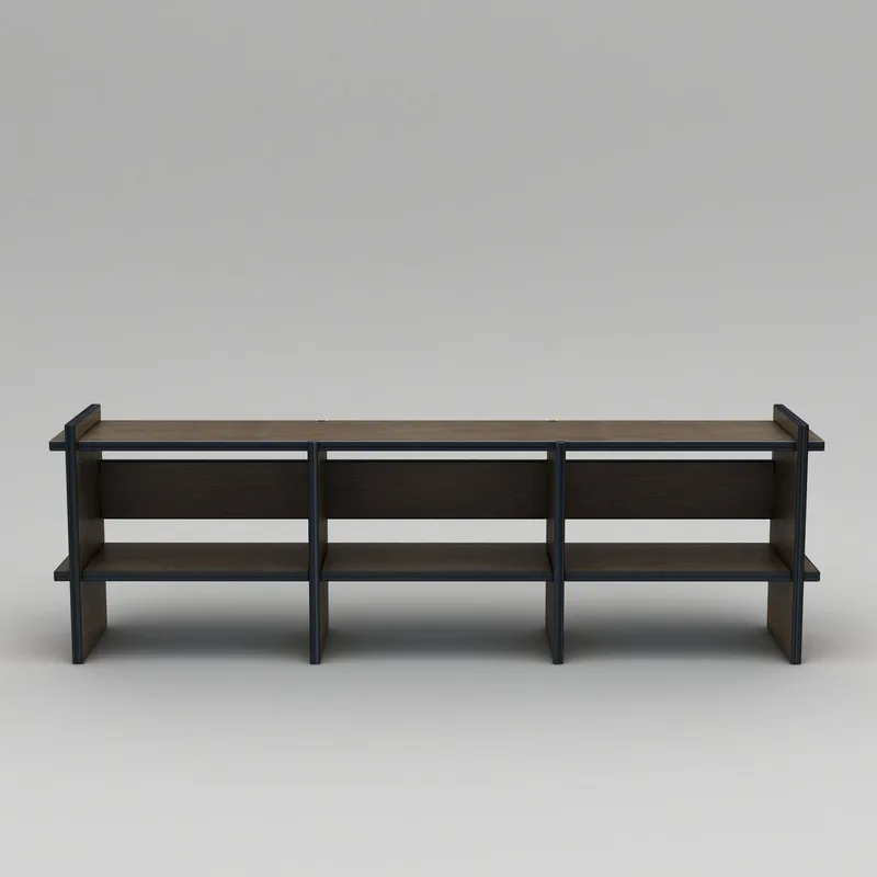 Ropira TV-bänk 220 cm - Valnöt - Möbler - Vardagsrum - Tv-möbler & mediamöbler - Tv-väggfästen & mediastativ - Tv stativ & väggfästen