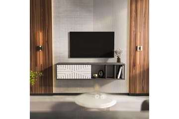 Saller Tv-bänk 140 cm - Antracit/Vit - Möbler - Vardagsrum - Tv-möbler & mediamöbler - Tv-bänkar