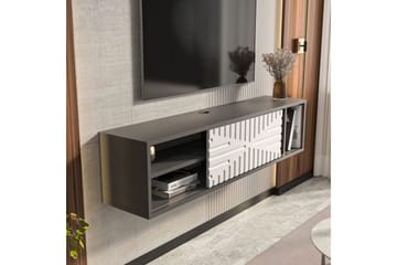 Saller Tv-bänk 140 cm - Antracit/Vit - Möbler - Vardagsrum - Tv-möbler & mediamöbler - Tv-bänkar