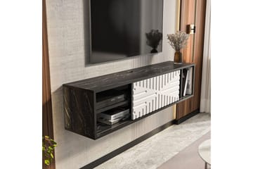 Saller Tv-bänk 140 cm - Svart/Vit - Möbler - Vardagsrum - Tv-möbler & mediamöbler - Tv-bänkar