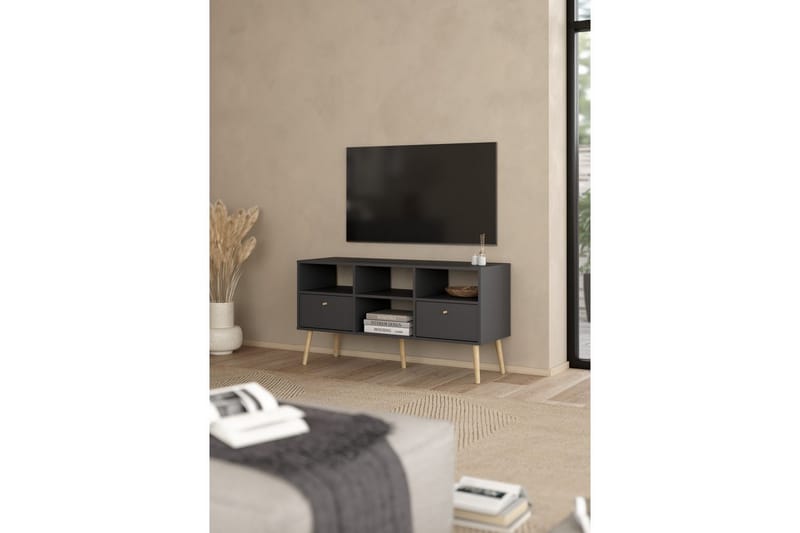 Shinta Tv-stativ 61 cm - Askgrå - Möbler - Vardagsrum - Tv-möbler & mediamöbler - Tv-väggfästen & mediastativ - Tv stativ & väggfästen