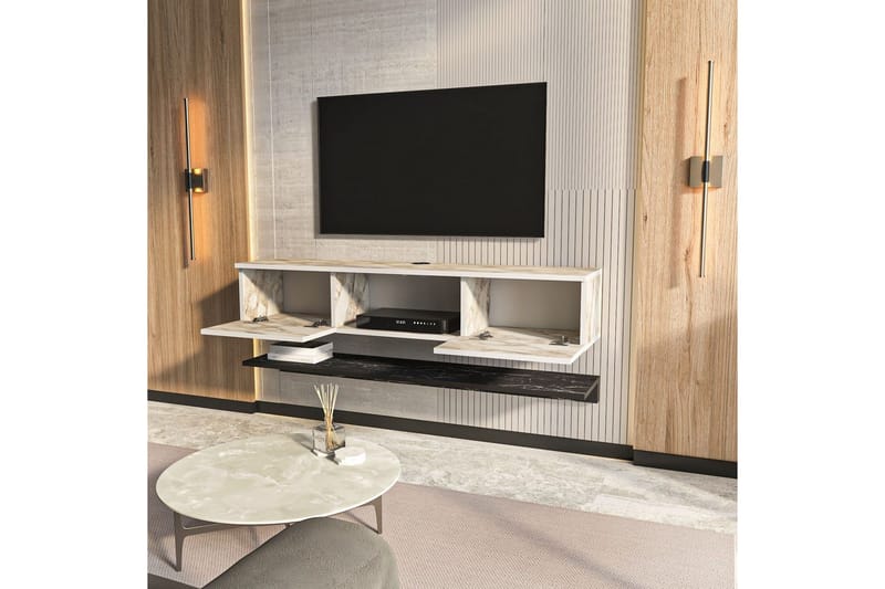 Sovric Tv-bänk 140 cm - Vit - Möbler - Vardagsrum - Tv-möbler & mediamöbler - Tv-bänkar