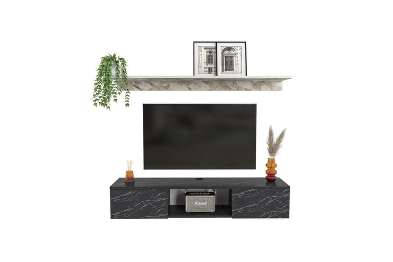 Sovric Tv-bänk 140 cm - Vit - Möbler - Vardagsrum - Tv-möbler & mediamöbler - Tv-bänkar