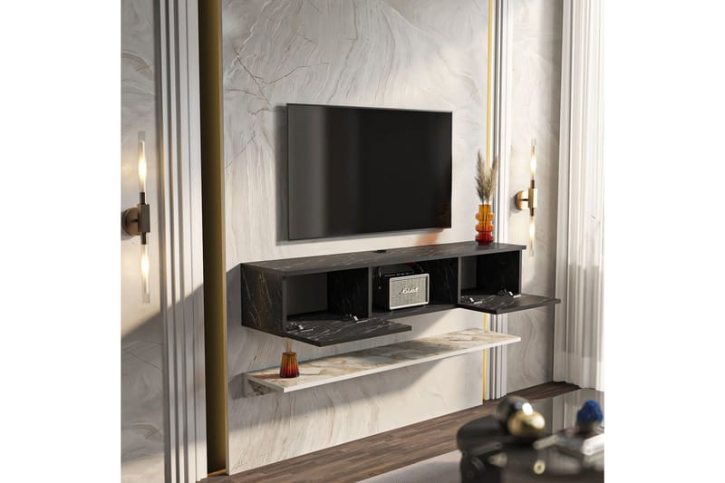 Sovric Tv-bänk 140 cm - Vit - Möbler - Vardagsrum - Tv-möbler & mediamöbler - Tv-bänkar