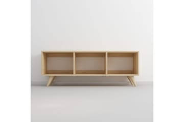 Springhill Golvstående Tv-bänk 120 cm med Förvaring i Målat Trä - Beige - Möbler - Vardagsrum - Tv-möbler & mediamöbler - Tv-bänkar